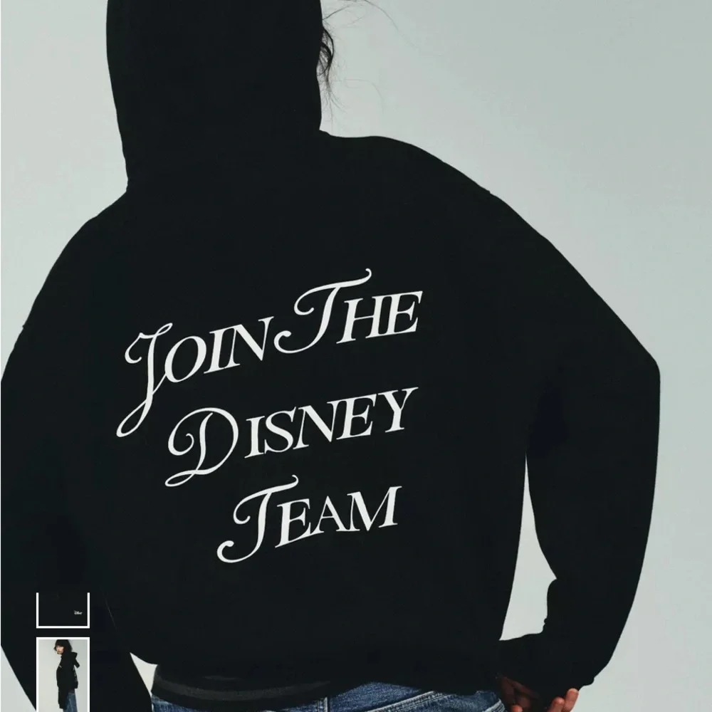 Disney Black Hoodie Sweater with Mouse Ear Hood